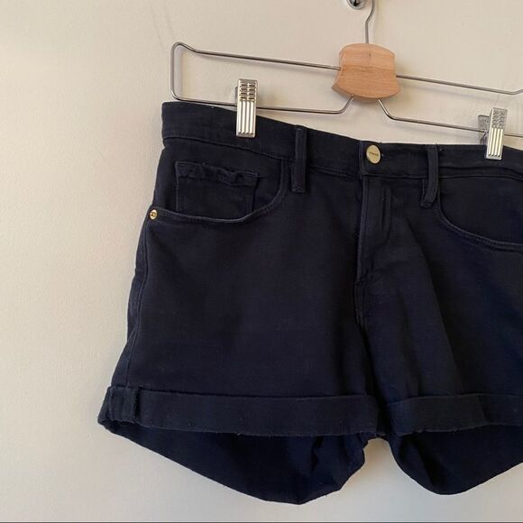 FRAME-NOIR Le Cutoff Shorts (Size:27) - Picture 5 of 11